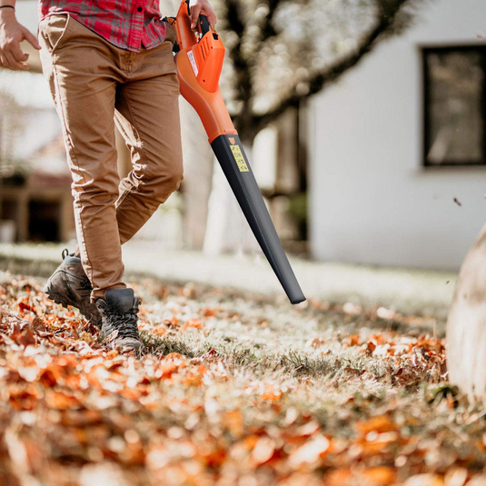 Goplus Cordless Leaf Blower, Rechargeable Leaf Sweeper w/Lithium Battery and Charger - GoplusUS
