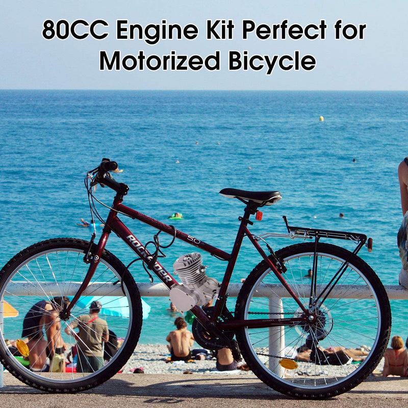 Load image into Gallery viewer, Bicycle Motor Kit, 26&quot; 80cc 2-Stroke Upgrade Bike Engine Kit - GoplusUS
