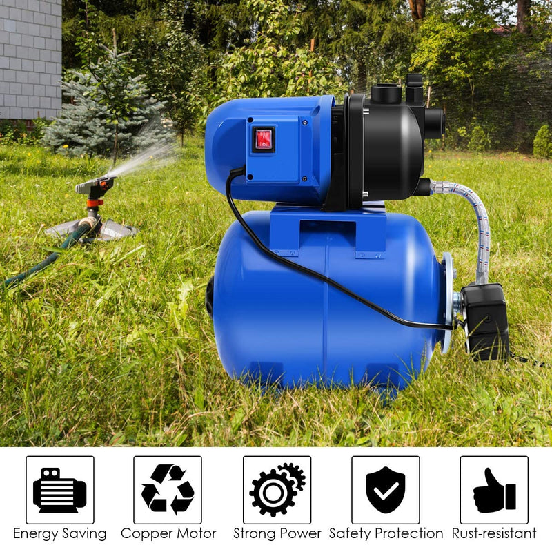 Load image into Gallery viewer, Shallow Well Pump 1.6HP Pressure Tank 1000GPH Jet Pump - GoplusUS
