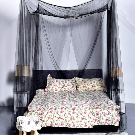 Mosquito Net, 4 Corner Post Bed Canopy - GoplusUS