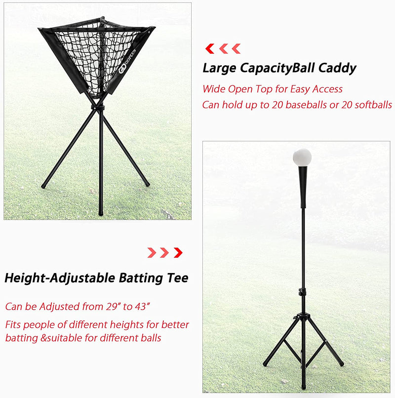 Load image into Gallery viewer, Baseball Softball Practice Combo, 8.5x7 Feet Training Net - GoplusUS
