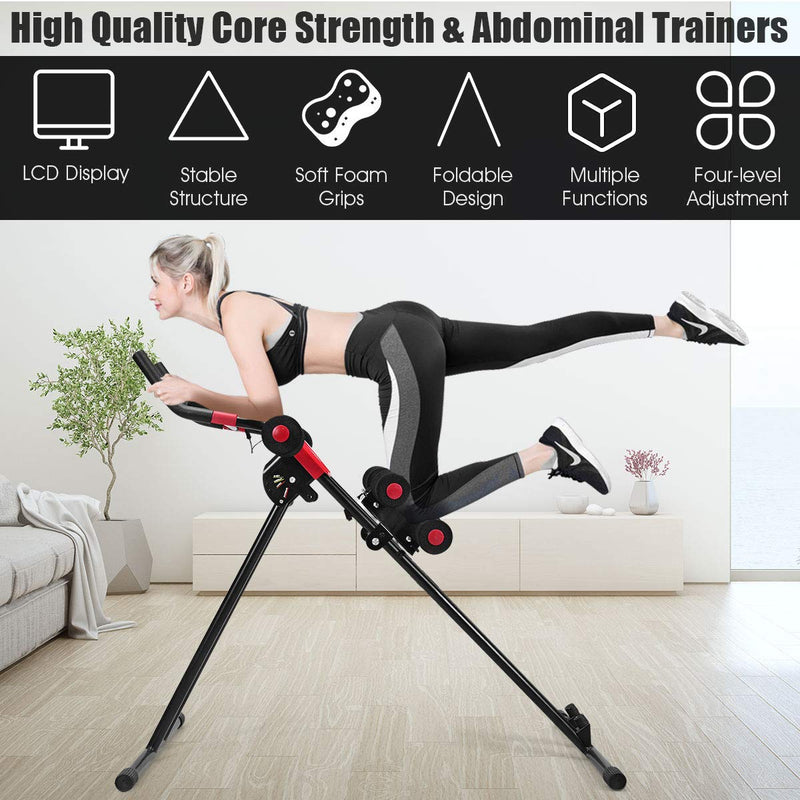 Load image into Gallery viewer, Ab Trainer Foldable Abdominal Trainer Ab Vertical - GoplusUS
