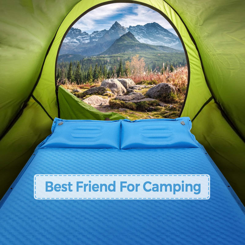 Load image into Gallery viewer, Camping Sleeping Pad Foam, Self-Inflating Camping Mat - GoplusUS
