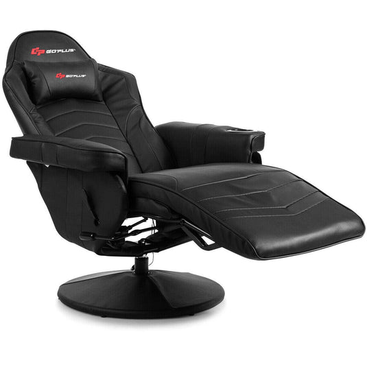 Massage Gaming Chair, Racing Style Gaming Recliner - GoplusUS