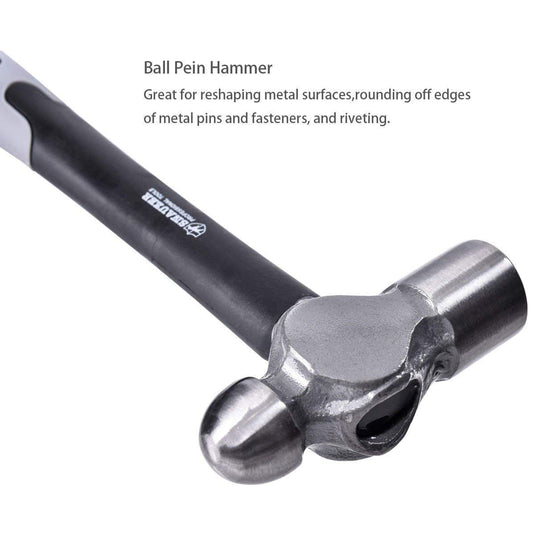 5-Piece Hammer Set, 16/32 OZ Ball Pein Hammer, Rubber Mallet - GoplusUS