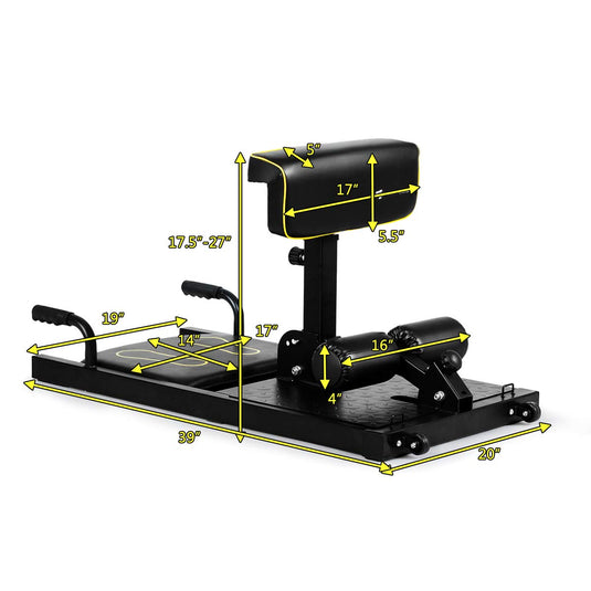 Goplus Deep Squat Machine, 8-in-1 Sissy Squat Fitness Equipment Functional Core - GoplusUS