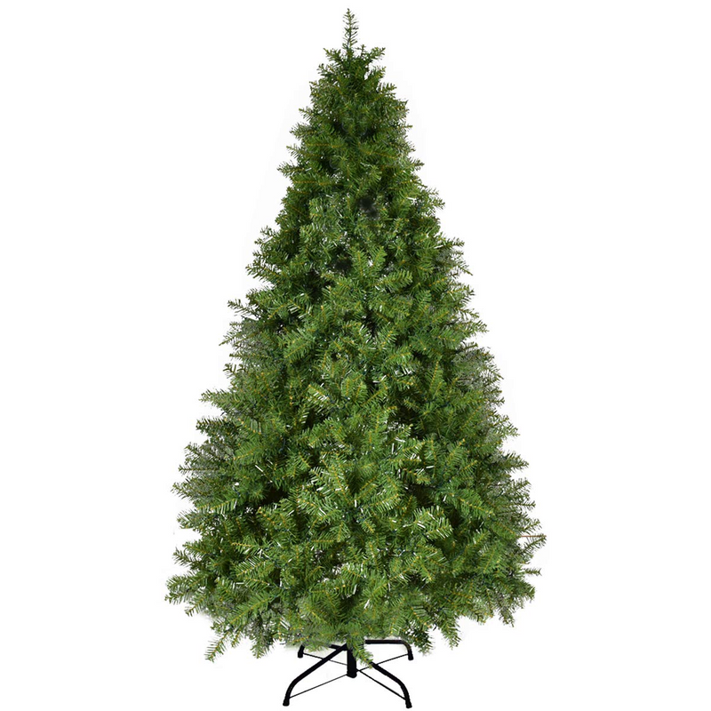 Load image into Gallery viewer, Goplus Pre-Lit Christmas Tree Artificial PVC Spruce Hinged with 560 LED Lights and Solid Metal Legs - GoplusUS
