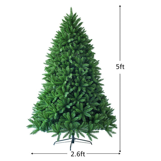 5ft Unlit Artificial Christmas Tree - GoplusUS