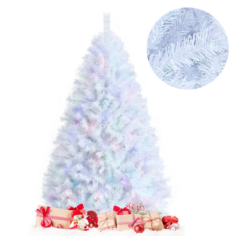 Load image into Gallery viewer, Goplus Artificial Christmas Tree, Hinged Unlit Full Xmas Pine Tree, Quick Set-Up, for Indoor Home Office Holiday Decoration - GoplusUS
