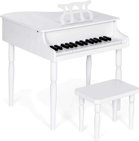 Classical Kids Piano, 30 Keys Wood Toy Grand Piano