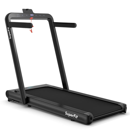 Goplus 2 in 1 Folding Treadmill, 4.75HP Superfit Under Desk Electric Treadmill with APP Control - GoplusUS