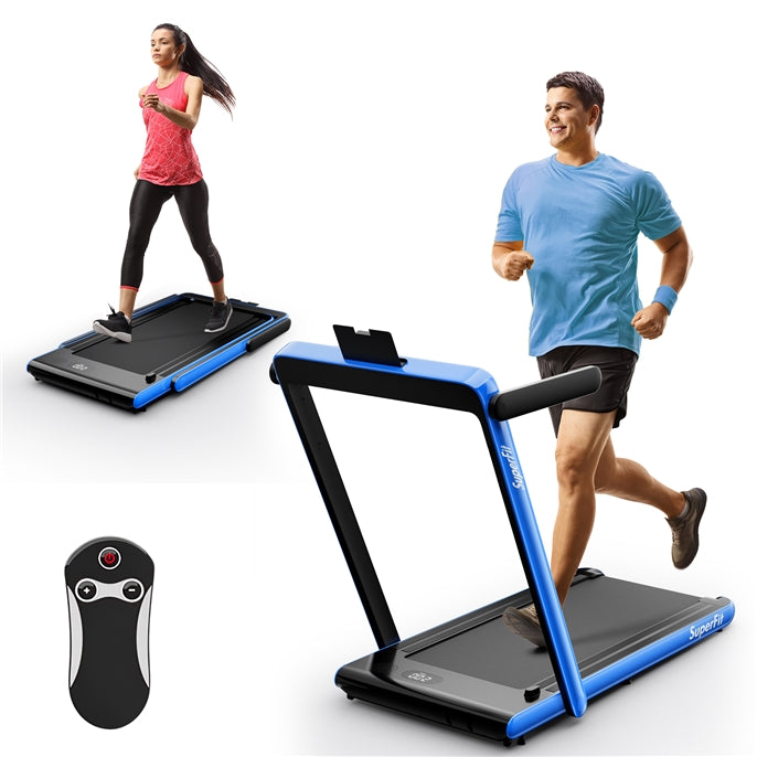 Load image into Gallery viewer, 2.5HP Superfit Folding Treadmill with Touch Panel Control - Goplus
