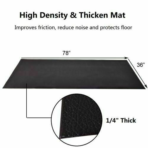 Thicken Treadmill Mat for Hardwood Floors High Density Waterproof PVC, 36" x 78"