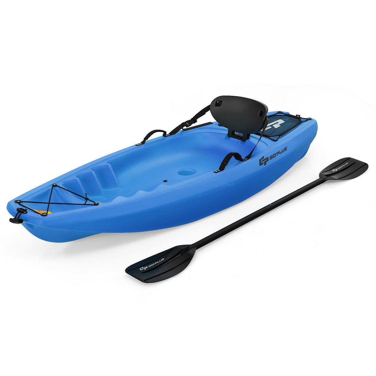 6FT Youth Kayak, Kids Recreational Rowing Fishing Boat w/Paddle - GoplusUS