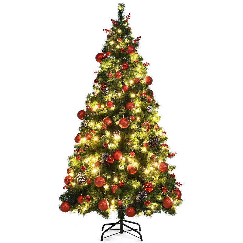 Load image into Gallery viewer, Goplus Pre-lit Artificial Christmas Tree - GoplusUS
