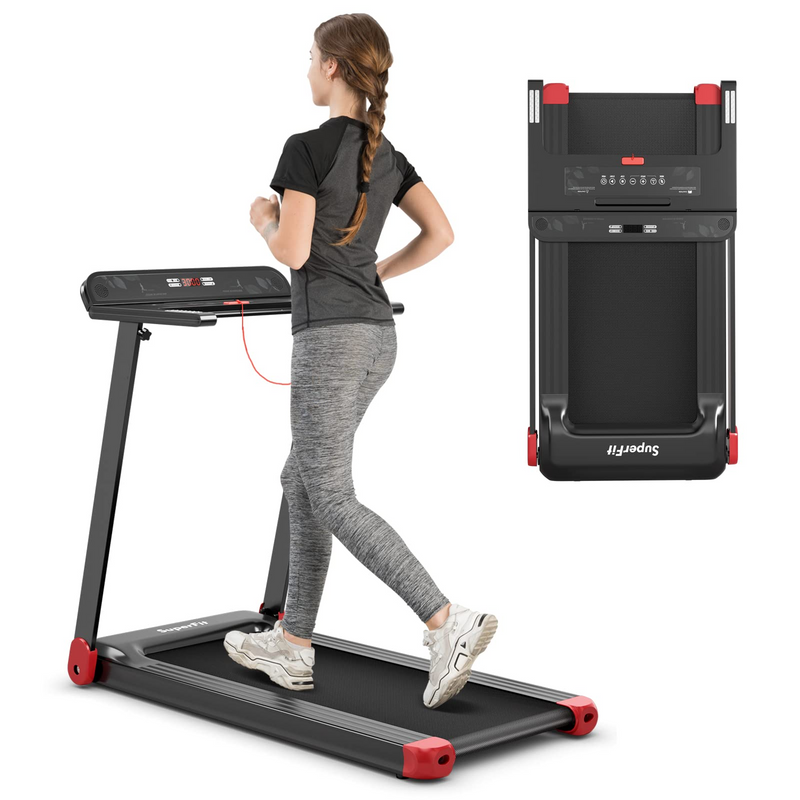 Load image into Gallery viewer, Goplus Folding Treadmill, Compact Superfit Treadmill with APP Control, Blue Tooth Speaker - GoplusUS
