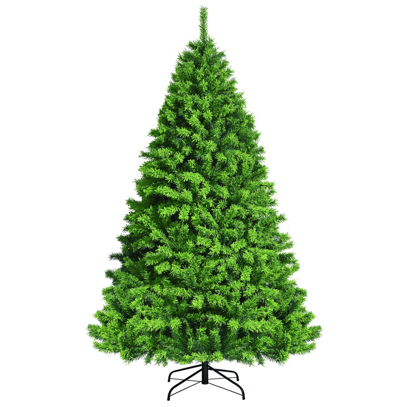 Load image into Gallery viewer, Goplus Snow Flocked Christmas Tree, Artificial Hinged Pine Tree - GoplusUS
