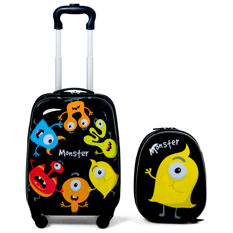 Load image into Gallery viewer, Goplus 2PC Kids Luggage, 12&quot; &amp; 16&quot; Kids Carry On Luggage Set - GoplusUS

