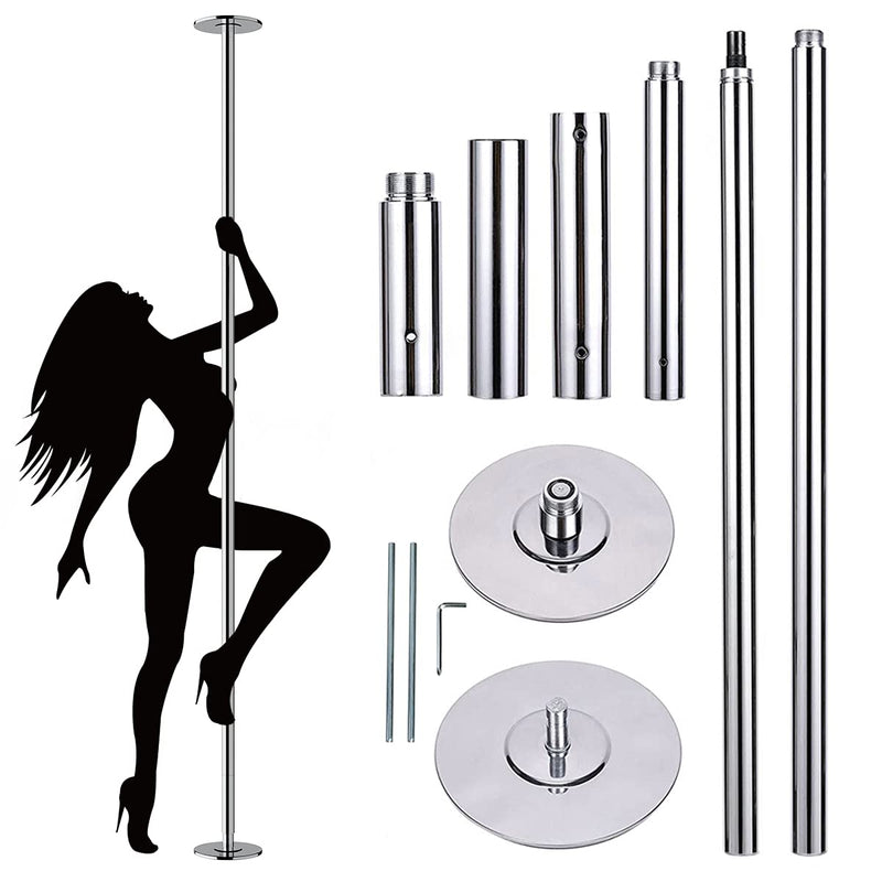 Load image into Gallery viewer, Goplus 45mm Spinning Static Dancing Pole, Portable Removable Dance Pole Kit for Club - GoplusUS
