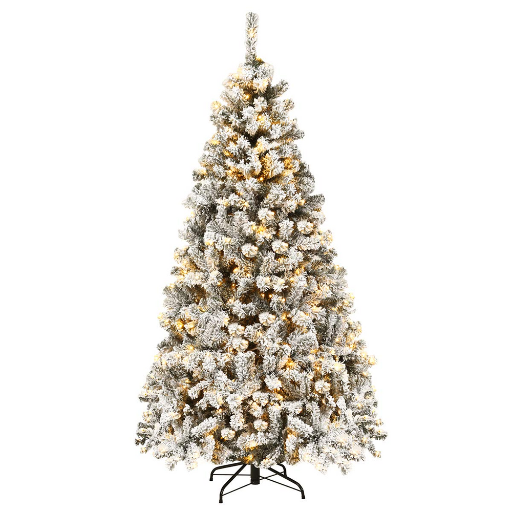 Goplus 6ft Pre-Lit Artificial Christmas Tree - GoplusUS