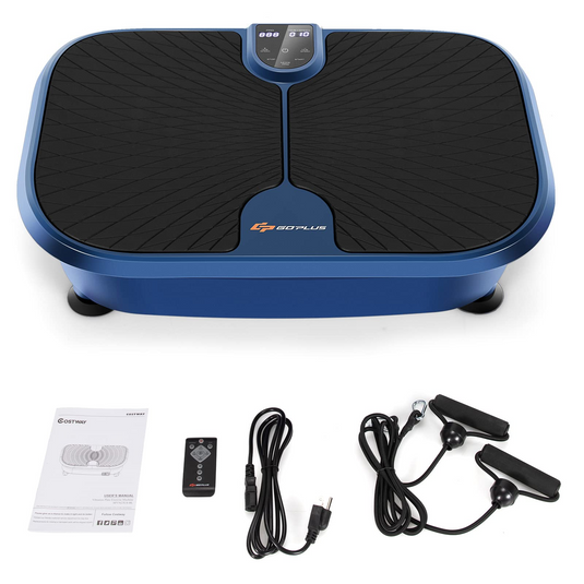 Goplus 3D Vibration Plate Exercise Machine, Whole Body Workout Fitness Platform - GoplusUS