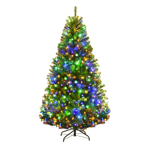 Goplus 5FT Pre-Lit Artificial Christmas Tree - GoplusUS