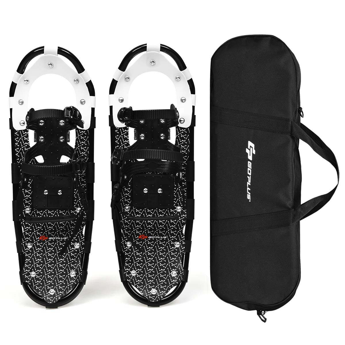 Goplus 21"/25"/30" Snowshoes for Men and Women, Lightweight Aluminum Alloy All Terrain Snow Shoes - GoplusUS