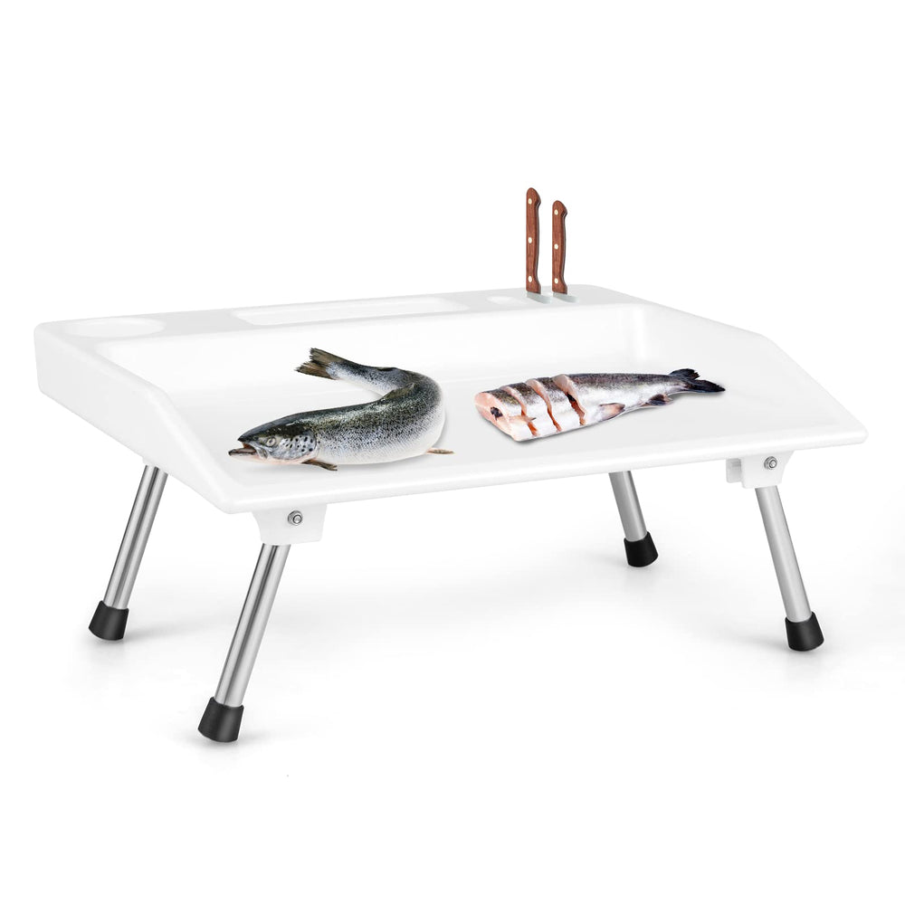 Goplus Folding Fish Cleaning Table - GoplusUS