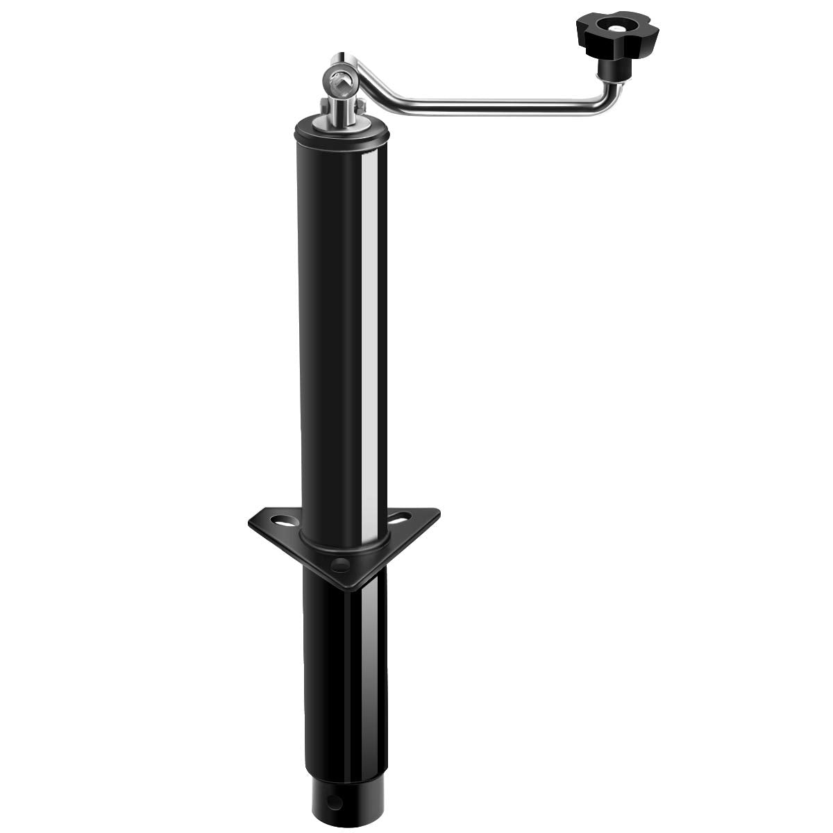Goplus A-Frame Jack RV Camper Trailer Tongue Boat Lift Drop Top Wind 5000 lbs Black - GoplusUS