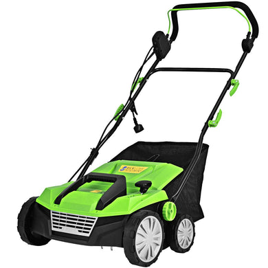 Goplus 2-in-1 Corded Lawn Dethatcher with 4 Cutting Heights - GoplusUS