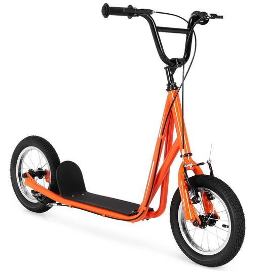 Youth Kick Scooter, Adults Kick Scooter W/ Carbon Steel Frame