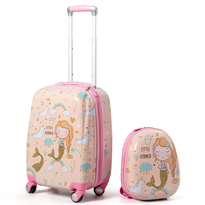 Load image into Gallery viewer, Kids Luggage Set, 12&quot; &amp; 18&quot; Kids Carry On Luggage Set - GoplusUS
