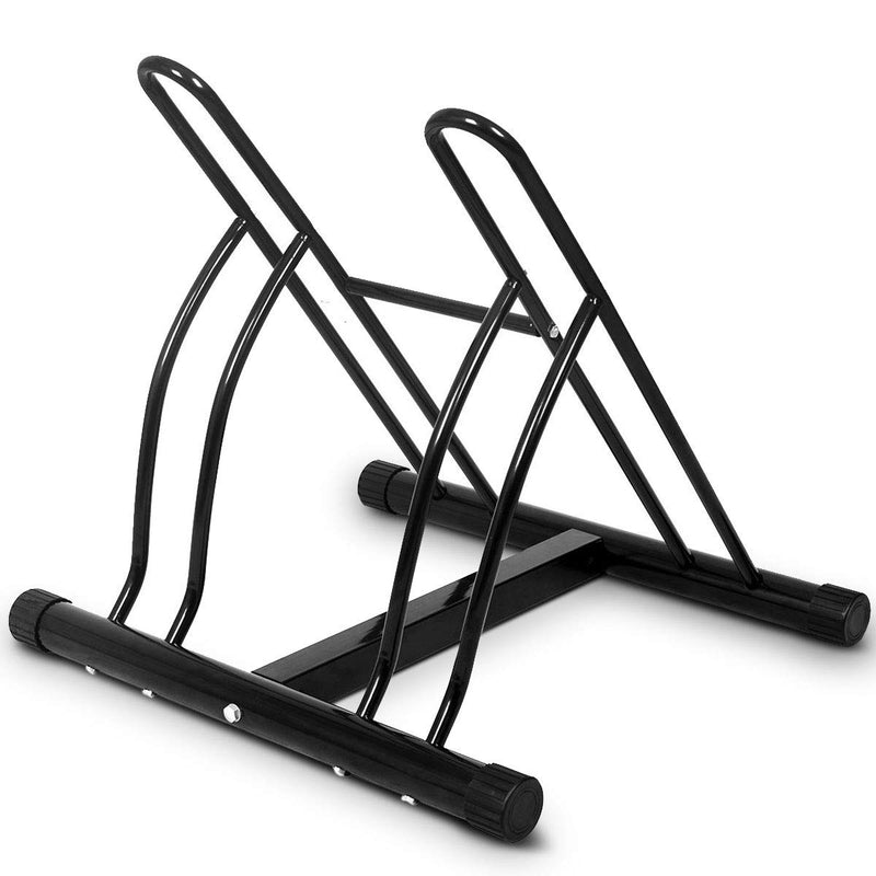 Load image into Gallery viewer, Two Bicycle Bike Stand Rack Cycling Rack Floor Storage Organizer
