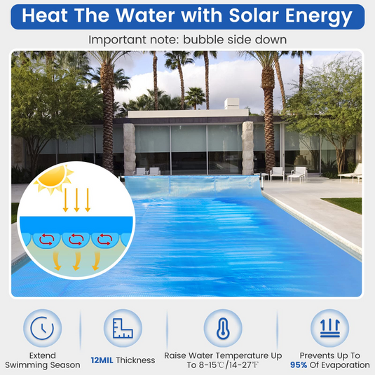 Stainless Steel Inground Pool Solar Cover Reel (tube not included) –  GoPiscine