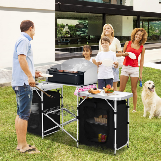 Folding Table, Camping Kitchen Table