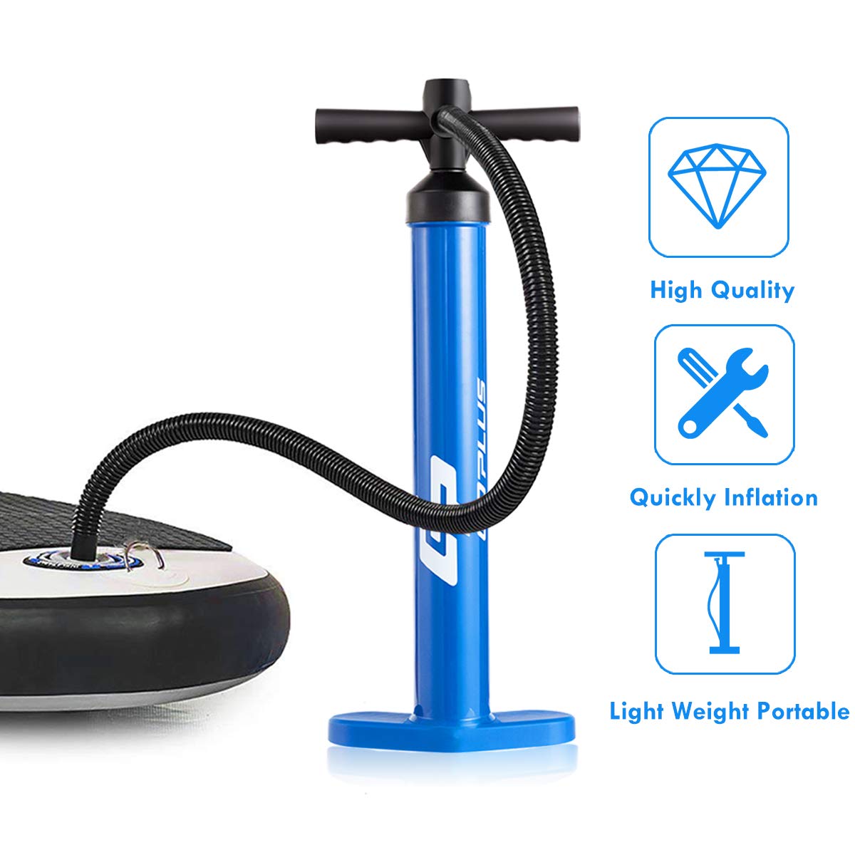 Goplus Double Action Hand Pump