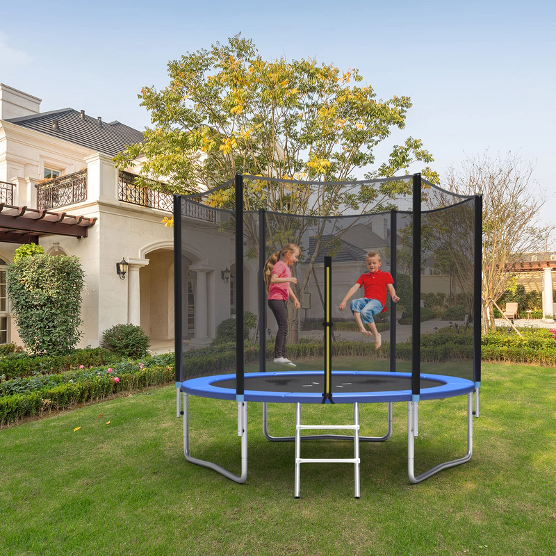 AHDFY 16 Ressorts Trampoline 8-14ft + Extracteur - Acier Inoxydable Anti-Corrosion, Haute Élasticité, Rebond Puissant