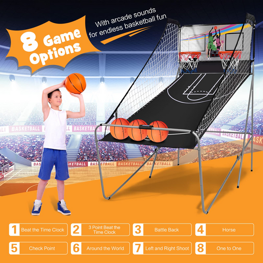 Goplus Dual Shot Basketball Arcade Game - GoplusUS