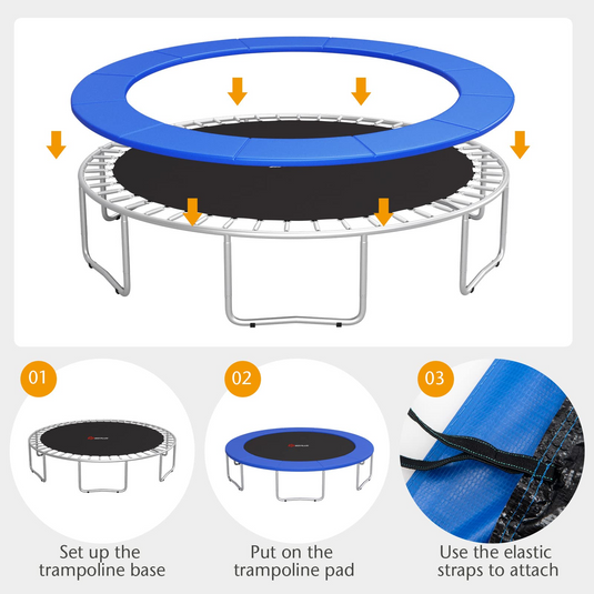 Trampoline safety pad 8ft hotsell