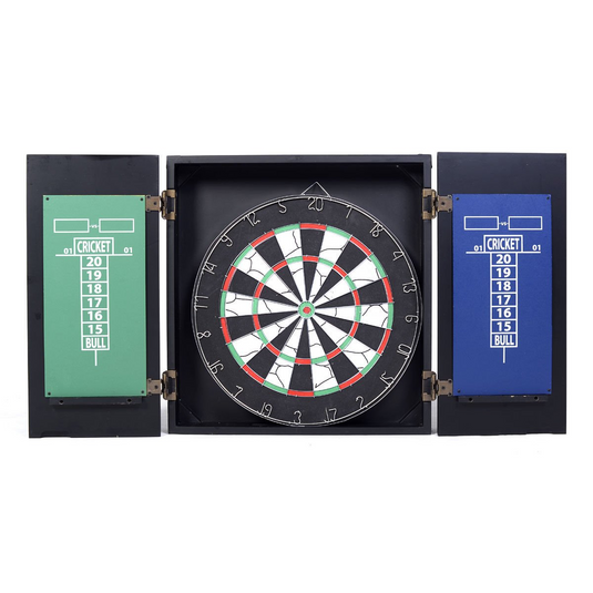 Goplus Dartboard and Cabinet Sets Ready-to-Play Bundle with Bristle Dartboard Complete with All Accessories - GoplusUS