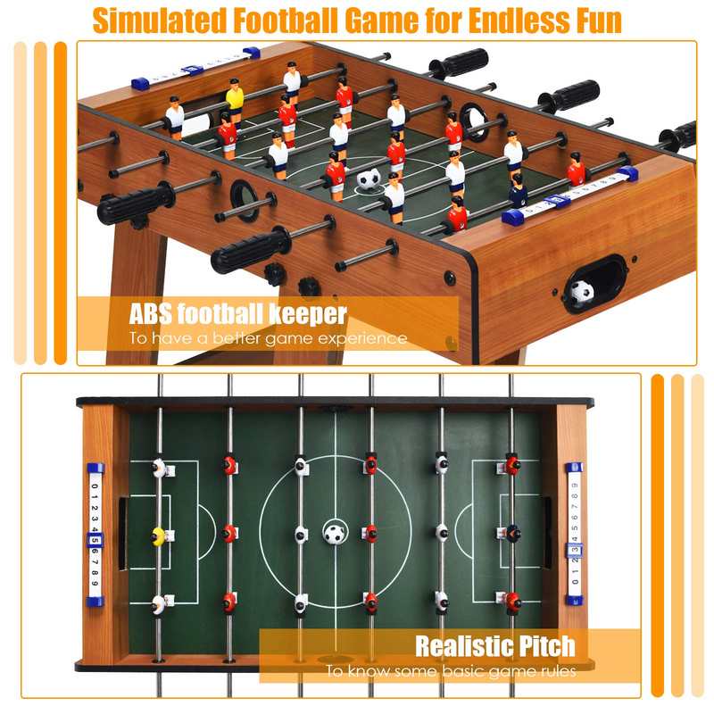 Load image into Gallery viewer, Goplus Foldable Foosball Table, 27&#39;&#39; Soccer Table Game w/ 2 Mini Footballs - GoplusUS

