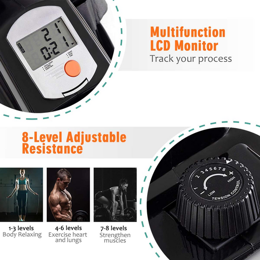 Goplus magnetic folding rowing machine hotsell