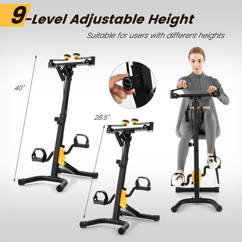 Load image into Gallery viewer, Goplus Foldable Pedal Exerciser for Seniors
