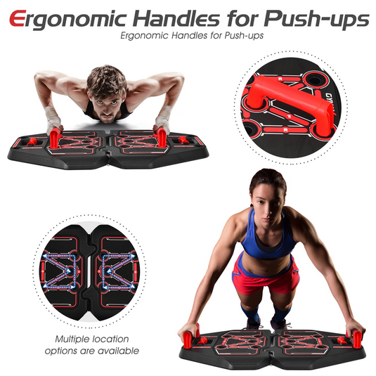 Goplus Portable Home Gym Workout Equipment w/ 8 Exercise Accessories - GoplusUS