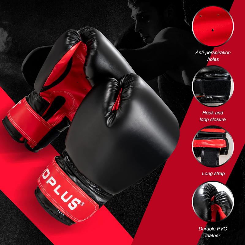 Load image into Gallery viewer, Goplus Punching Bag for Adults, 56 lbs Heavy Hanging Boxing Bag Set with 12 OZ Punching Gloves &amp; Hand Wraps - GoplusUS
