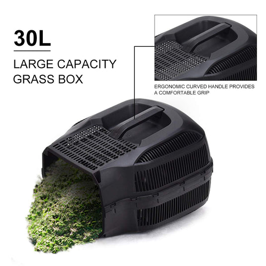 14-Inch 12 Amp Lawn Mower w/Grass Bag Folding Handle Electric Push Lawn Corded Mower - GoplusUS
