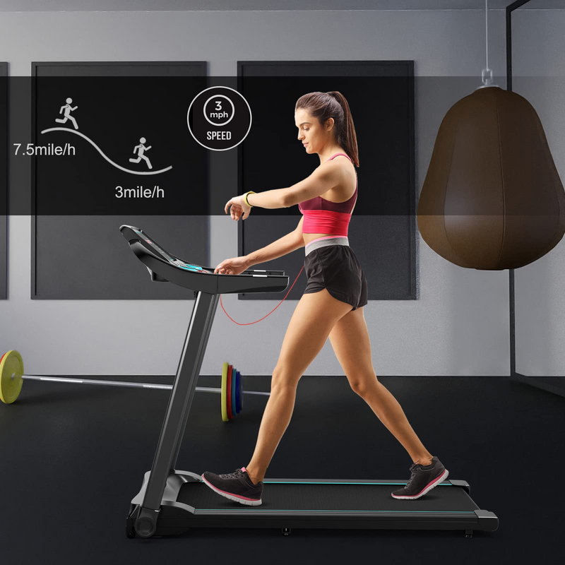 Load image into Gallery viewer, Goplus 2.25HP Folding Treadmill, Portable Electric Superfit Treadmill W/APP Control - GoplusUS
