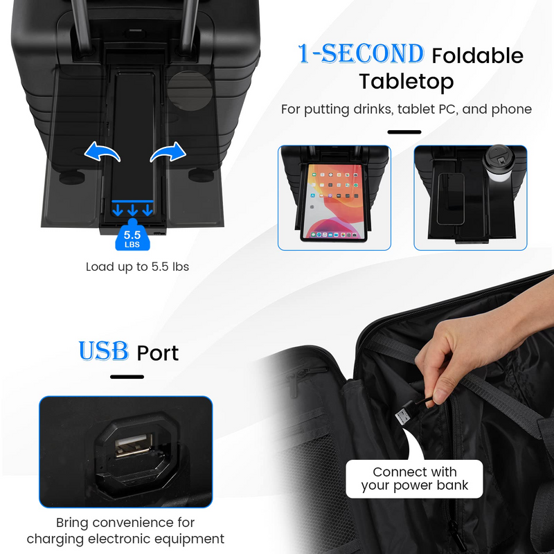 Load image into Gallery viewer, Goplus Carry On Luggage, 20 Inch PC Hardside Suitcase with Front Pocket - GoplusUS
