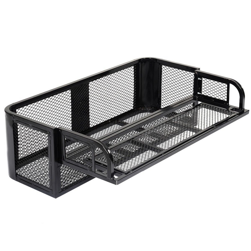 Load image into Gallery viewer, Goplus Universal ATV Front Cargo Basket and Rear Drop Rack Set Luggage Carrier Steel Mesh Surface - GoplusUS
