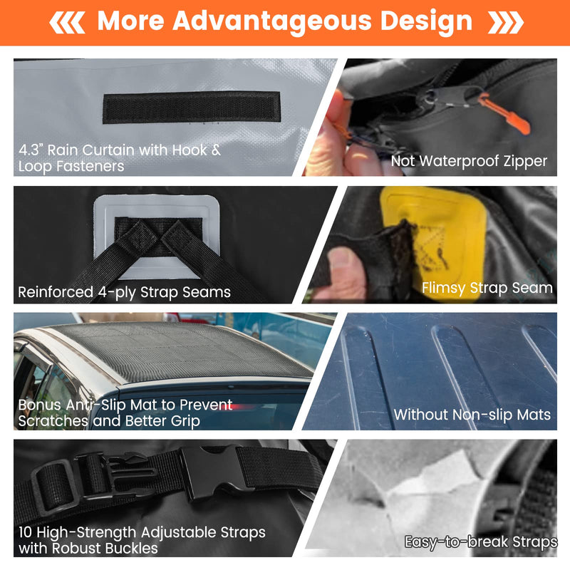 Load image into Gallery viewer, Goplus 15 Cubic Feet Rooftop Cargo Carrier
